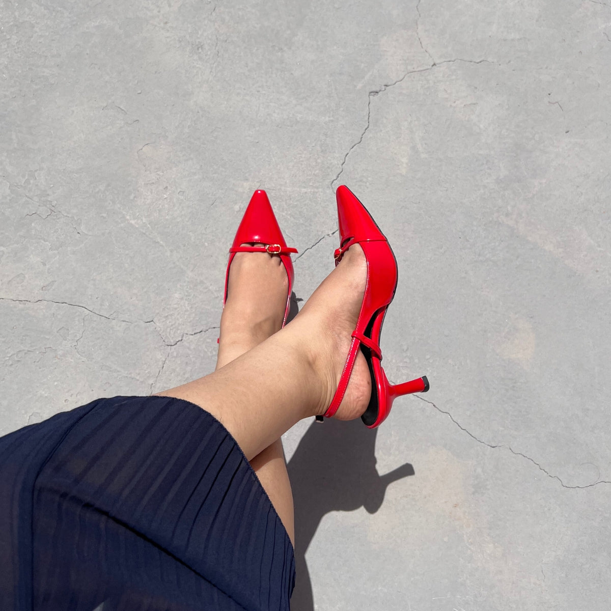 Chaussures Escarpins Escarpin Rouge Femme Escarpins Vernis