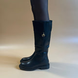 Bottes avec motif - Noir