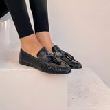 Mocassins à bout arrondi - Noir