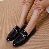 Mocassin vernis - Noir
