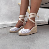 Espadrille compensée - White