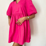 Robe bouffante - Fushia