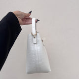 Sac Lindas - Croco Blanc