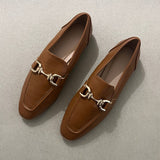 Mocassin en cuir - Camel