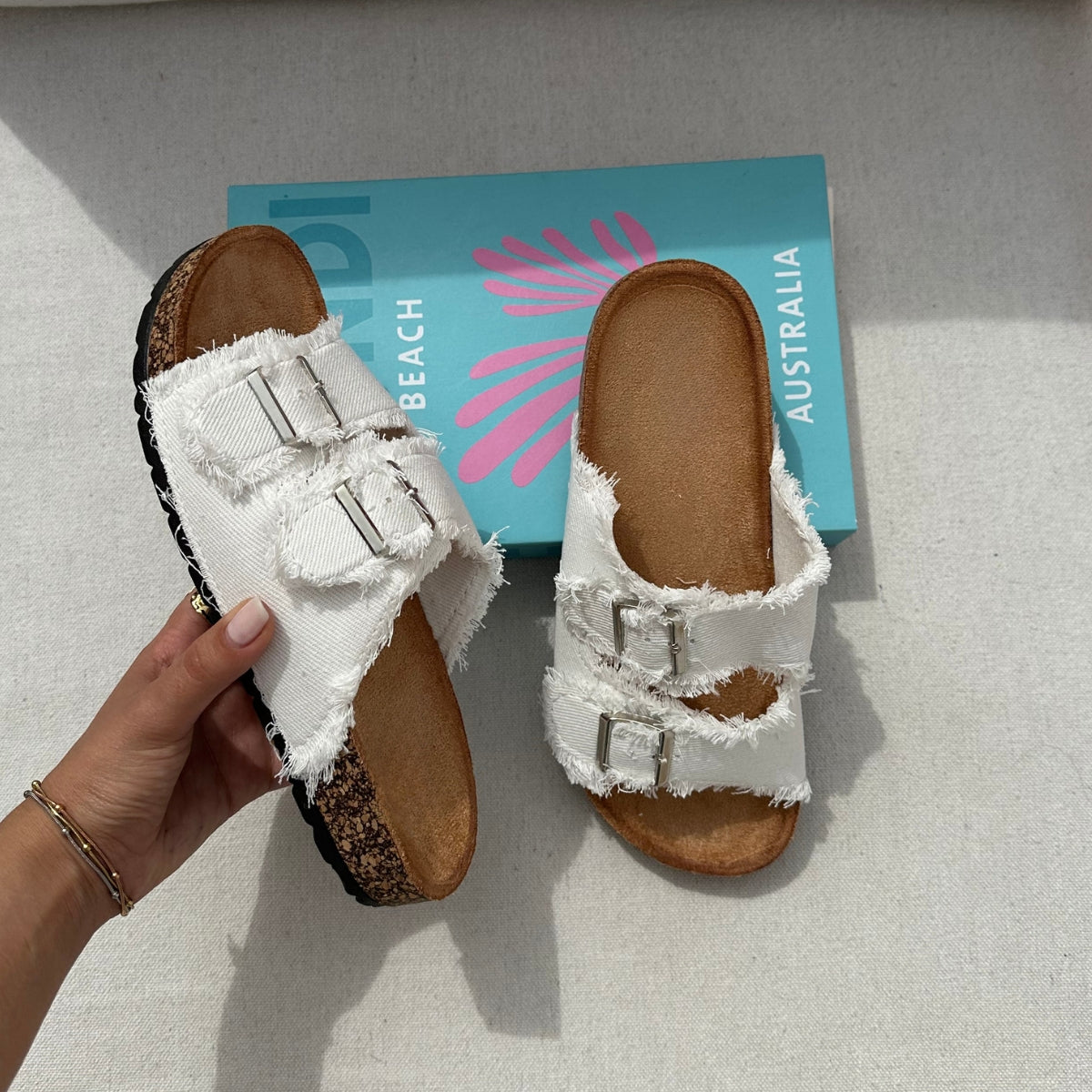 Sandales Birken - White