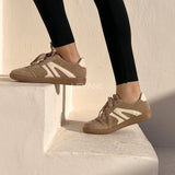 Baskets bimatière - Taupe