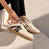 Baskets bimatière - Beige