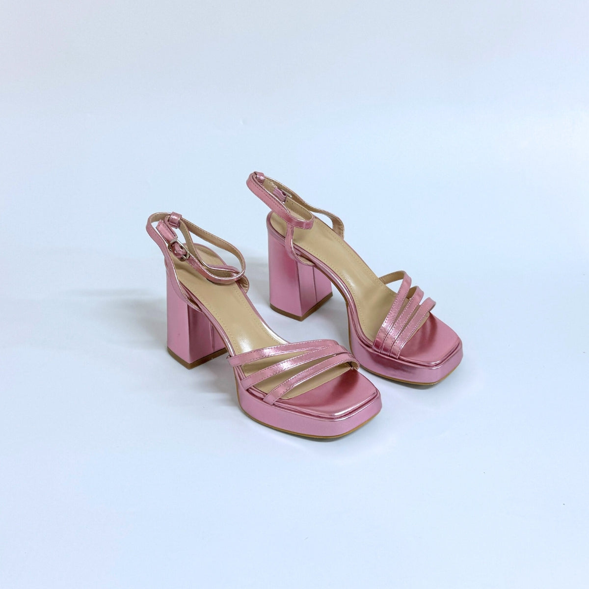 Sandales talons - Rose
