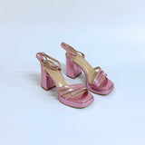 Sandales talons - Rose