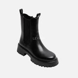 Bottines plates - Noir