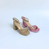 Sandales talons - Rose