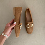 Mocassin en Daim - Camel