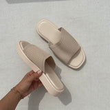 Sandales Plateforme - Beige