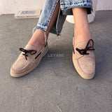 Mocassins avec lacets - Beige
