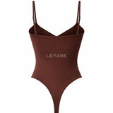 Body en polyamide à Bretelles Fines