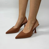 Chaussures mi-talons - Camel