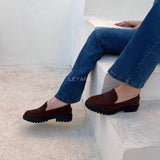 Loafers en Daim - Marron chocolat