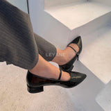 Ballerine Vernis - Noir