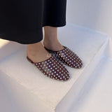 Mules à strass - Bordeaux