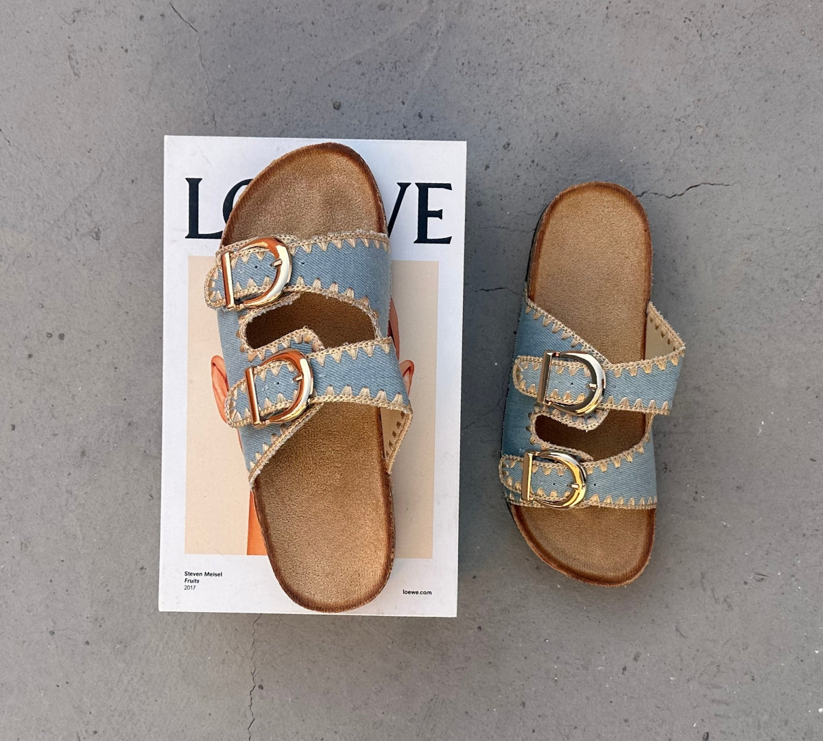 Sandales Birken - Denim