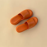 Sandale plateforme -Orange