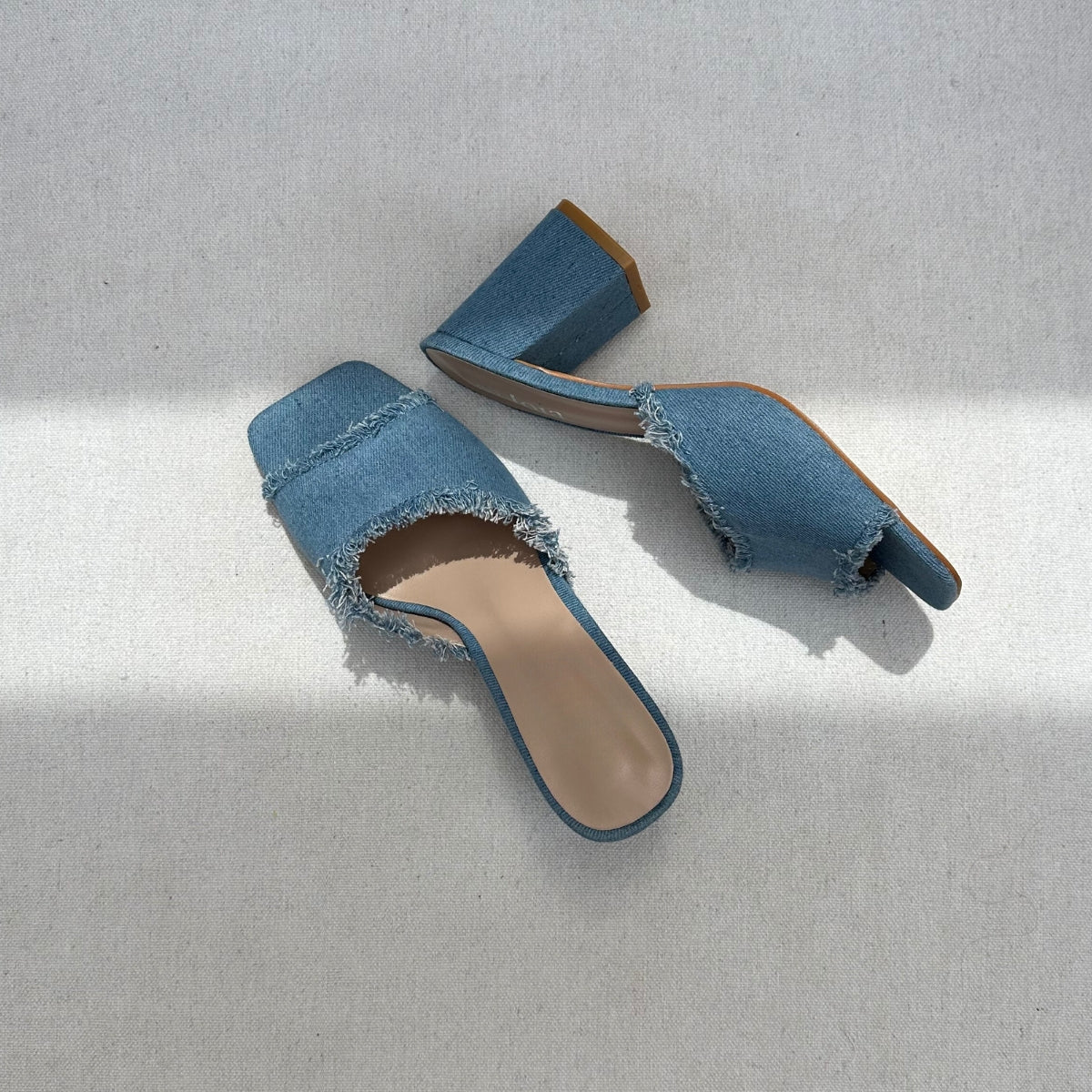 Sandales à talon - Denim