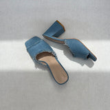 Sandales à talon - Denim