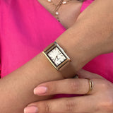 Montre - bracelet en cuir - Camel