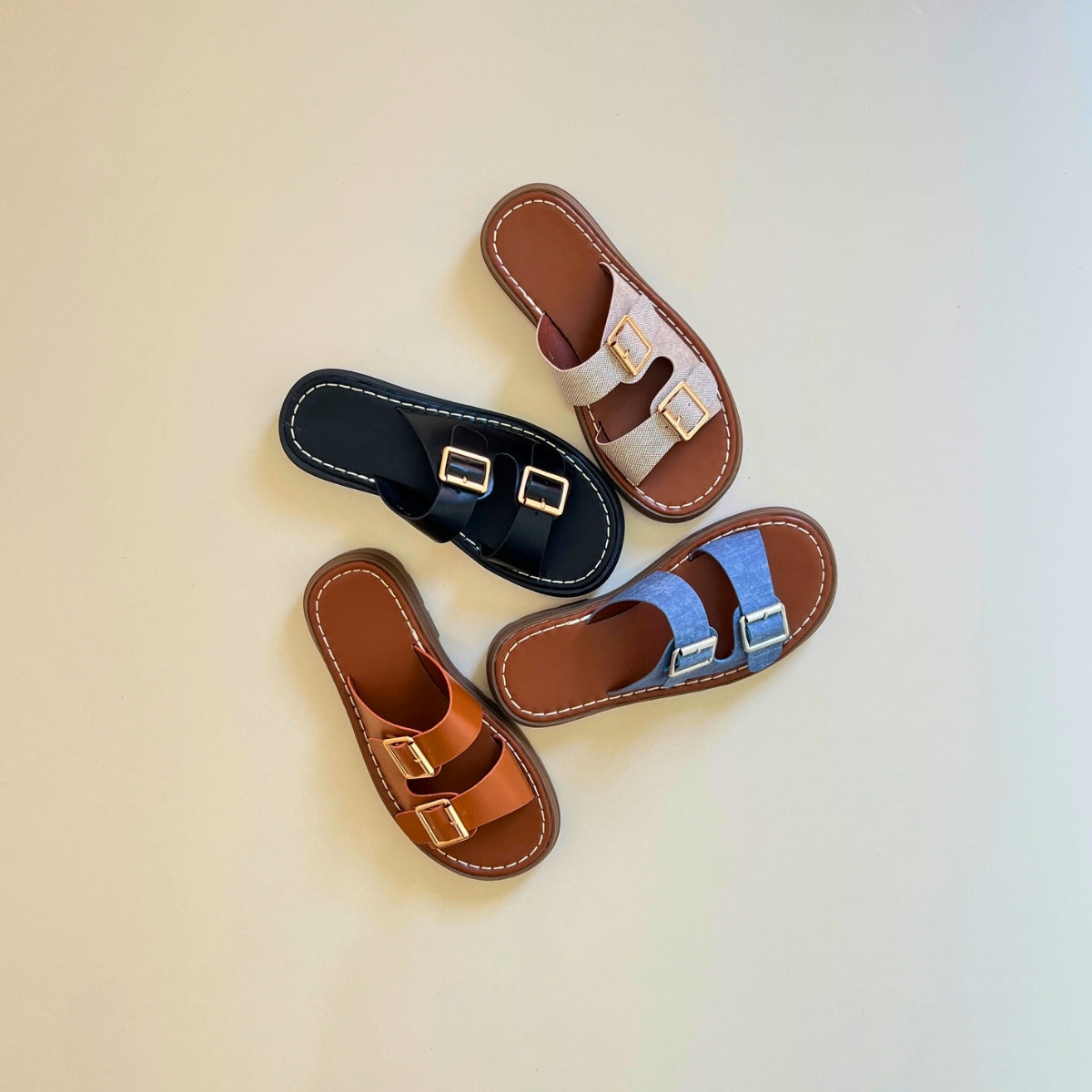 Sandales à plateforme - noir, sandale femme, sandale ete, sandale femme maroc, sandale tendance