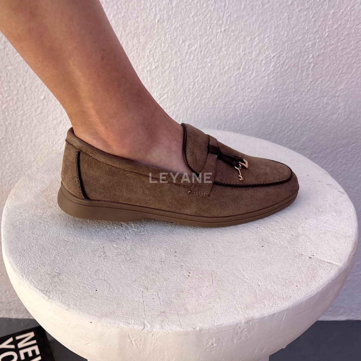 Mocassin à glands - Taupe