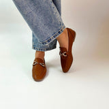 Mocassin en cuir - Camel