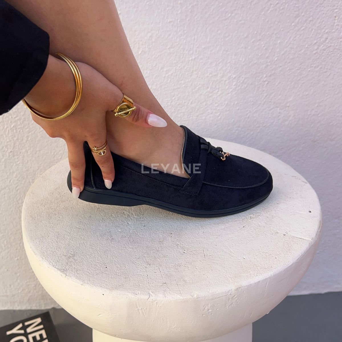 Mocassin à glands - Bleu marine