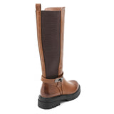 Bottes avec bande élastique - Camel