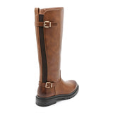 Bottes élastiques à motifs - Camel