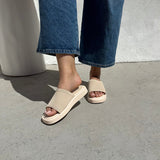 Sandales Plateforme - Beige