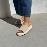 Sandales Plateforme - Beige
