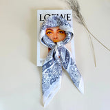 carré de soie, foulard, foulard en soie, petit foulard, accessoires pour femmes