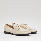 Mocassin en cuir - Beige