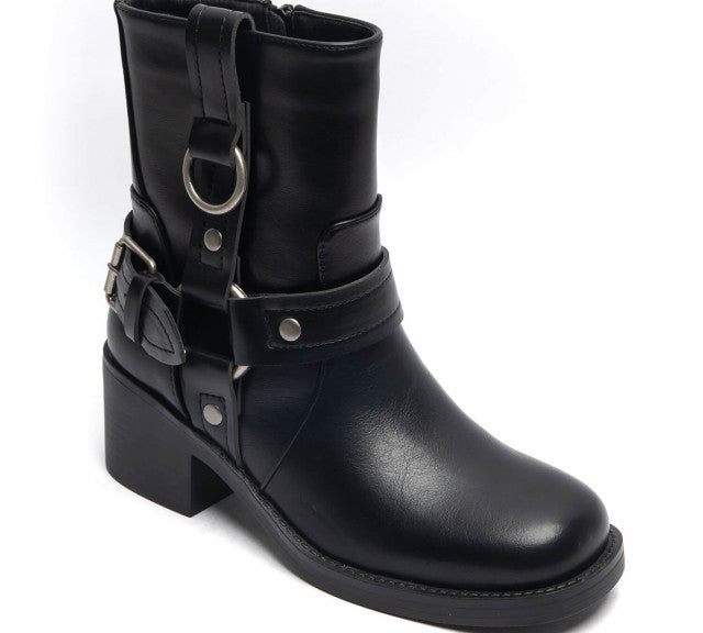 Bottines à petit talon - Noir