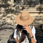 Chapeau unisex en laine - Camel