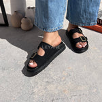 sandale plate, sandale maroc , sandale chunky, chaussures maroc, sandale femme, sandale zara, sandale été, sandals confortables, mules en daim, mules en crochets, mules maroc, mules femmes, mules tendance, sandale et mule, sabots femme