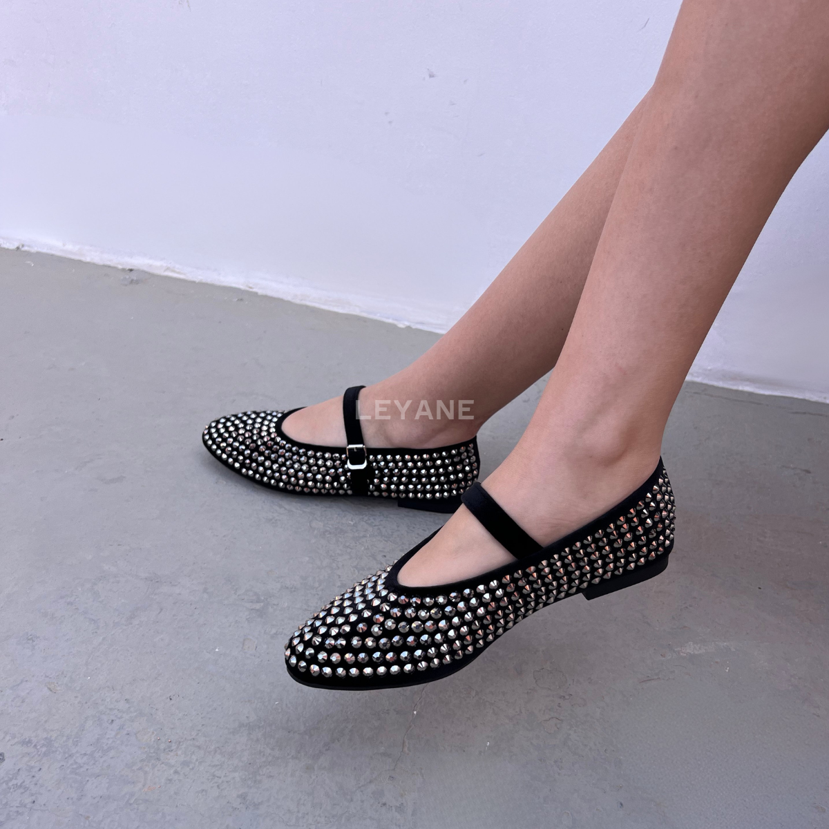 Ballerine bleu ; Ballerine strasse ; Ballerine tendance ; Ballerine chic .Ballerine femme 