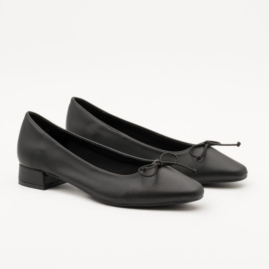 ballerines noir à talon, ballerines pour femmes, ballerines en ligne, chaussures femmes