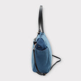 Sac tote bag bleu jean et noir&nbsp;  Dimension: 36cm*15.5cm*32cm  Cuir de qualité premium