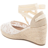 Espadrille compensée - White