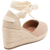 Espadrille compensée - Taupe