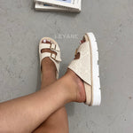 sandale plate, sandale maroc , sandale chunky, chaussures maroc, sandale femme, sandale zara, sandale été, sandals confortables, mules en daim, mules en crochets, mules maroc, mules femmes, mules tendance, sandale et mule, sabots femme
