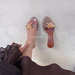 sandale soirée femmes, sandale strass, sandale soirée leyane, chaussures femmes maroc, chaussures leyane, sandale talons, talons leyane, talons maroc, heels maroc
