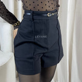 Short tailleur, short femme, short femme maroc, short costume, short classe, short pour sorties, short noir en tissu