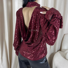 top soirée, top sequin, top dos nu, top évènement, top en ligne, top femme, top chic, top élégant, top tendance, top noir, top marron, top blanc, top brillant, top court, top long, top habillé, top glamour, top party, top fashion, top en ligne maroc, top femme maroc, top leyane, top leyane maroc, top marrakech, top casablanca, top rabat, top fes, top tanger, top agadir, outfit soirée, outfit chic, outfit for a date,